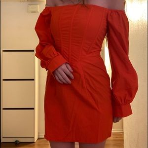 Misguided KEHLANI red dress new
